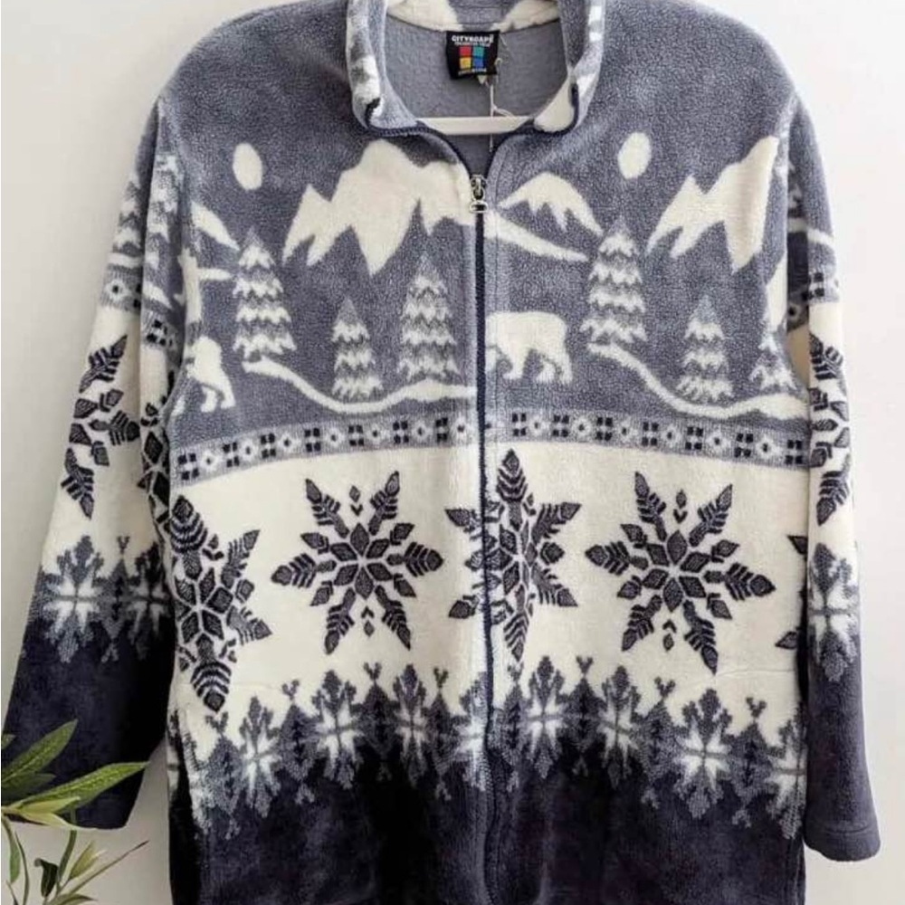 Vintage Fleece Zip - The CityScape Summit fleece